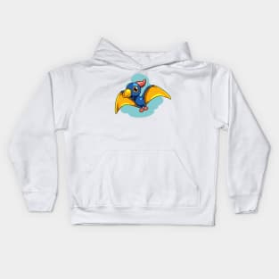 Cartoon Pteranodon Kids Hoodie